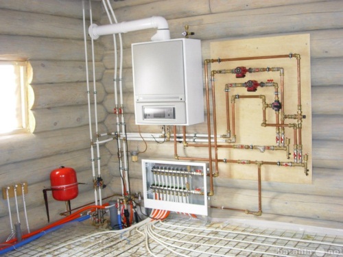 Установка настенного газового котла в частном доме - Стоимость монтажа  настенного котла в квартире в СПб